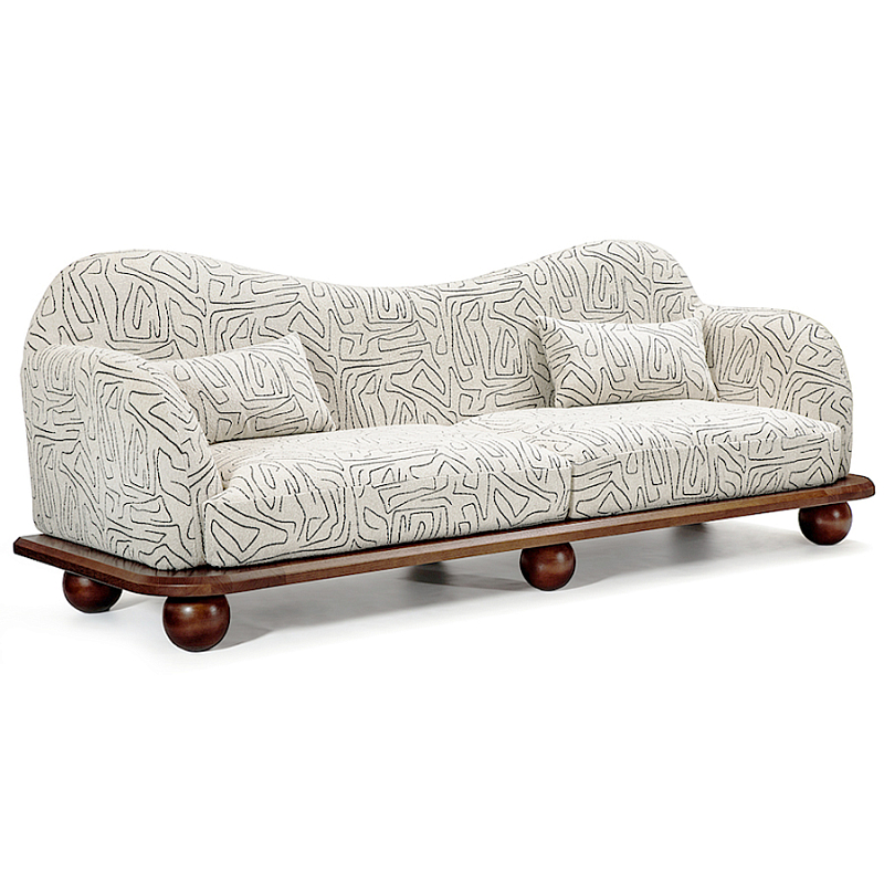 Диван Indra Sofa Молочный Коричневый в Твери | Loft Concept 