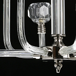 Люстра с 8-ю лампами и гранеными стеклянными плафонами Prism Gala варинант исполнения - 10 | Loft Concept в Твери