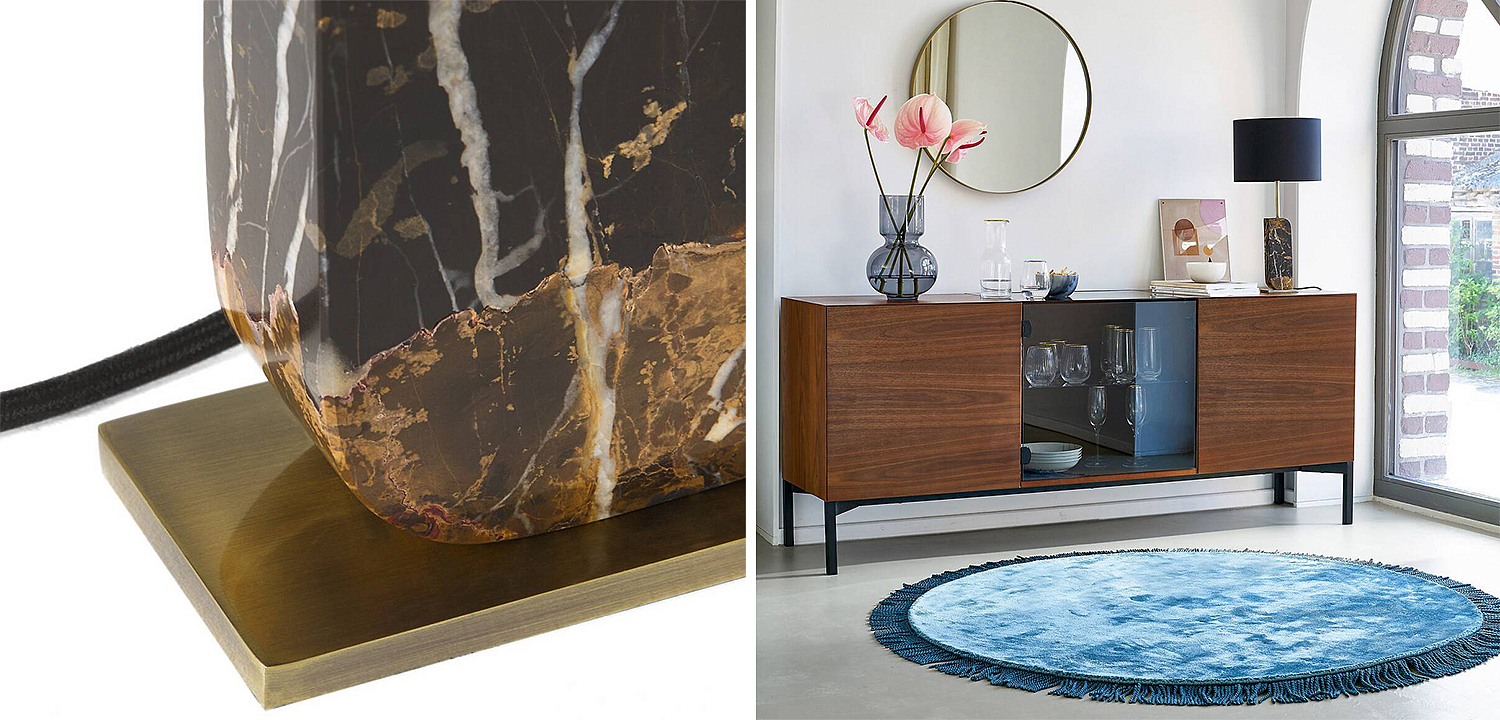 Настольная лампа Franca Marble Stand Настольная лампа Franca Marble Stand - Loft-Concept в Твери