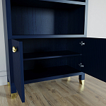 Книжный Стеллаж Elsa Dreams Blue с задней стенкой варинант исполнения - 3 | Loft Concept в Твери