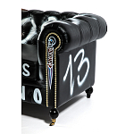 Диван Честерфильд граффити graffiti Orange Sofa натуральная кожа варинант исполнения - 10 | Loft Concept в Твери