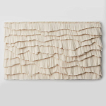 Светло-Бежевое Панно из нитей White Landscape Wall Hanging варинант исполнения - 4 | Loft Concept в Твери