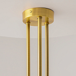 Люстра со стеклянными вставками Helios варинант исполнения - 5 | Loft Concept в Твери