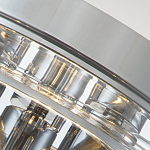 Потолочный светильник для ванных комнат с круглым стеклянным плафоном и тремя лампами Quoizel варинант исполнения - 8 | Loft Concept в Твери