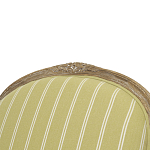 Кресло Ava Classical Armchair green striped flax варинант исполнения - 4 | Loft Concept в Твери