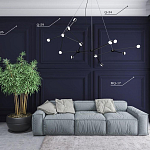 Гладкий карниз KT-59 варинант исполнения - 3 | Loft Concept в Твери