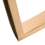 Консоль с белая овальная с мраморной столешницей Thoroughbass  варинант исполнения - 3 | Loft Concept в Твери