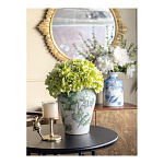 Ваза с зелеными цветочными и птичьими мотивами Vase Inspired by Nature варинант исполнения - 6 | Loft Concept в Твери