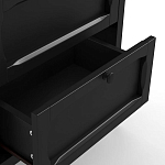 Комод узкий с 5-ю ящиками черный Silva Black Chest of Drawers варинант исполнения - 4 | Loft Concept в Твери