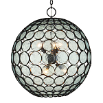 Люстра в форме шара из круглых декоративных элементов Circle of Light варинант исполнения - 1 | Loft Concept в Твери