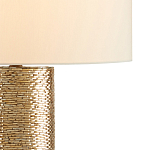 Настольная лампа золотая с цилиндрическим абажуром Golden Mosaic варинант исполнения - 1 | Loft Concept в Твери