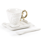 Кофейная пара Seletti I-Coffee Gold варинант исполнения - 1 | Loft Concept в Твери