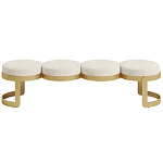 Дизайнерская Банкетка Leola латунь  варинант исполнения - 2 | Loft Concept в Твери