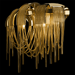 Бра с металиическими цепочками и дугообразными элементами Atlantis Chain варинант исполнения - 10 | Loft Concept в Твери