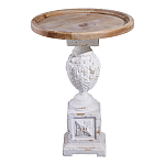 Приставной столик с резным античным узором Antique Engraving варинант исполнения - 1 | Loft Concept в Твери