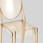 Прозрачный стул с янтарным оттенком LOUIS GHOST CHAIR варинант исполнения - 7 | Loft Concept в Твери