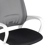 Офисное кресло с основанием из белого пластика Desk chairs Black варинант исполнения - 6 | Loft Concept в Твери