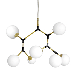 Люстра с 7-ю белыми шарообразными плафонами Natural Concepts варинант исполнения - 1 | Loft Concept в Твери