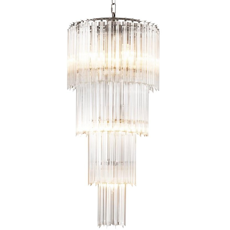 Люстра Chandelier Alpina S Никель Прозрачный (Transparent) в Твери | Loft Concept 