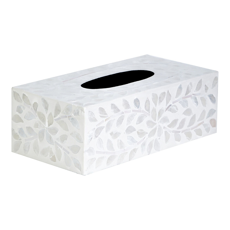 Салфетница Esmee Bone Inlay Белый Салфетница Esmee Bone Inlay Белый в Твери | Loft Concept