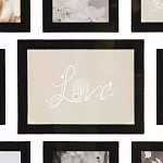 Рамка для 9-ти фотографий квадратная Moment Forever варинант исполнения - 3 | Loft Concept в Твери