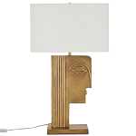 Настольная лампа с прямоугольным белым абажуром Skillful Face варинант исполнения - 5 | Loft Concept в Твери