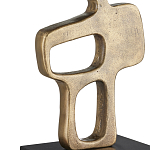 Настольная лампа с фигурным каркасом и прямоугольным тканевым абажуром Brutalist Profile варинант исполнения - 1 | Loft Concept в Твери