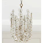 Подвесной светильник декорированный цветами из стекла Lightness of Flowers варинант исполнения - 3 | Loft Concept в Твери