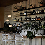 Подвесной светильник с плафоном в виде эллипса из белого алебастра Cryptocrystalline Stone варинант исполнения - 5 | Loft Concept в Твери