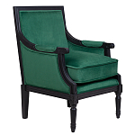 Кресло Harry Armchair black and green velour варинант исполнения - 1 | Loft Concept в Твери