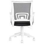 Офисное кресло с основанием из белого пластика Desk chairs Black варинант исполнения - 4 | Loft Concept в Твери