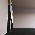 Туалетный Стол с зеркалом Primo Черный дуб варинант исполнения - 6 | Loft Concept в Твери