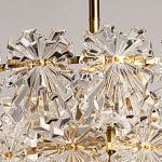 Люстра многоярусная с объемными прозрачными цветами Hanging Flowers варинант исполнения - 6 | Loft Concept в Твери