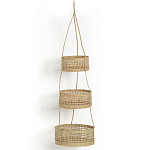 Подвесные плетеные корзины для цветов Musa Wicker Baskets варинант исполнения - 2 | Loft Concept в Твери