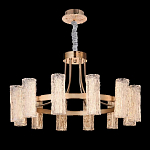 Люстра круглая с текстурными цилиндрическими плафонами Glimpse варинант исполнения - 6 | Loft Concept в Твери