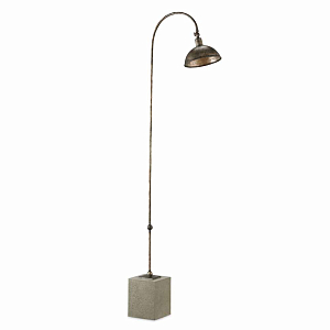 Торшер на бетонном основании Graceful Brutality