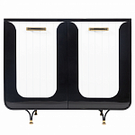 Черно-белый распашной комод Accordo варинант исполнения - 1 | Loft Concept в Твери