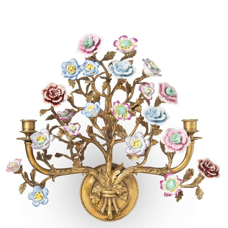 Подсвечник Candleholder Flowers Atlantide Мульти Бронза Подсвечник Candleholder Flowers Atlantide Мульти Бронза в Твери | Loft Concept