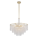 Люстра многоярусная с каскадами кристаллов Crystal Rains варинант исполнения - 2 | Loft Concept в Твери