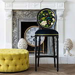 Барный стул из натурального бука с изображением птицы и цветов Blooming Birds варинант исполнения - 2 | Loft Concept в Твери