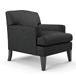 Мебельная ткань Шенилл черный цвет 138 см T4-35 варинант исполнения - 5 | Loft Concept в Твери