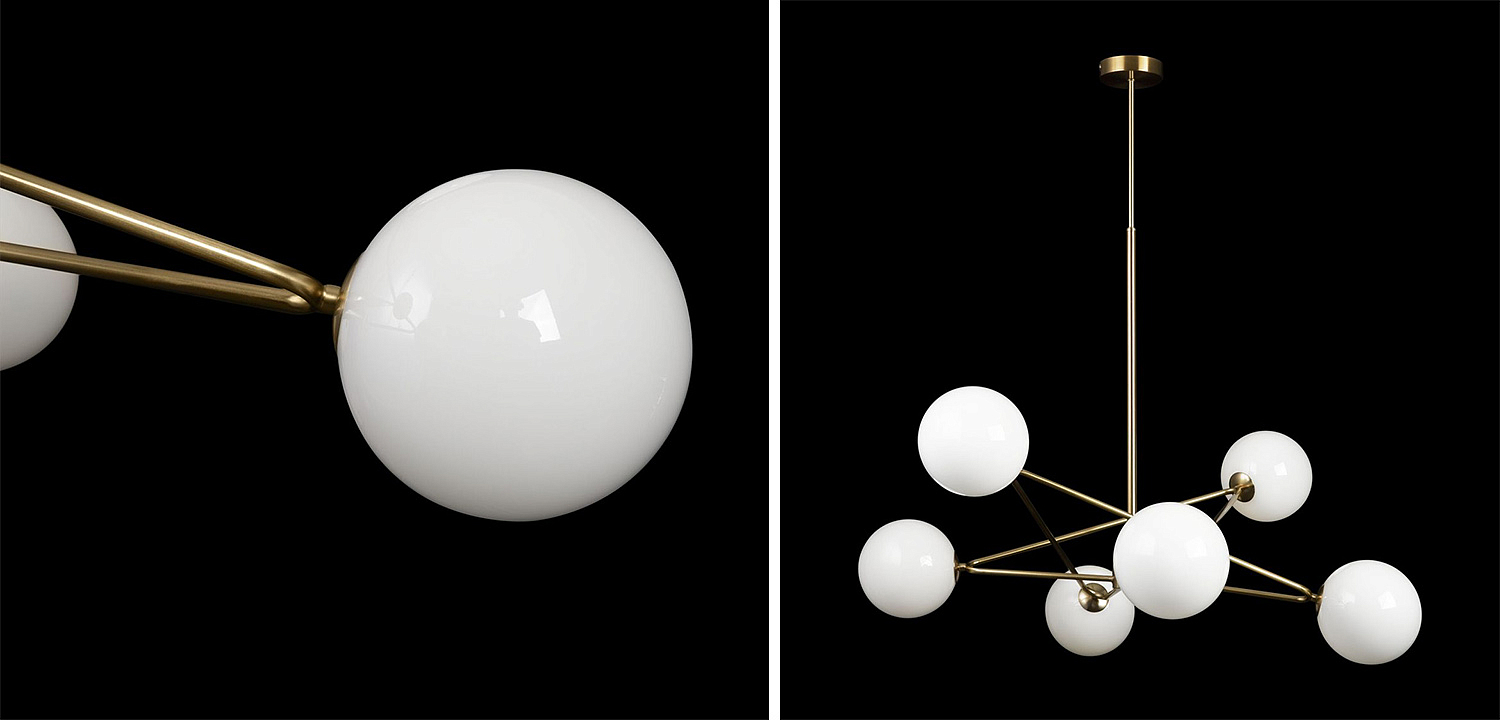 Люстра Chandelier Constellation Orbs White Люстра Chandelier Constellation Orbs White - Loft-Concept в Твери