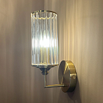 Бра с цилиндрическим рифленым стеклянным плафоном Jeanette варинант исполнения - 5 | Loft Concept в Твери