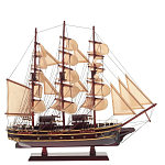 Декоративная модель деревянного коричневого парусника в подарочной упаковке With The low варинант исполнения - 1 | Loft Concept в Твери