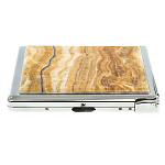 Портсигар с газовой зажигалкой из натурального камня Оникс Stone Cigarettes Cases варинант исполнения - 5 | Loft Concept в Твери