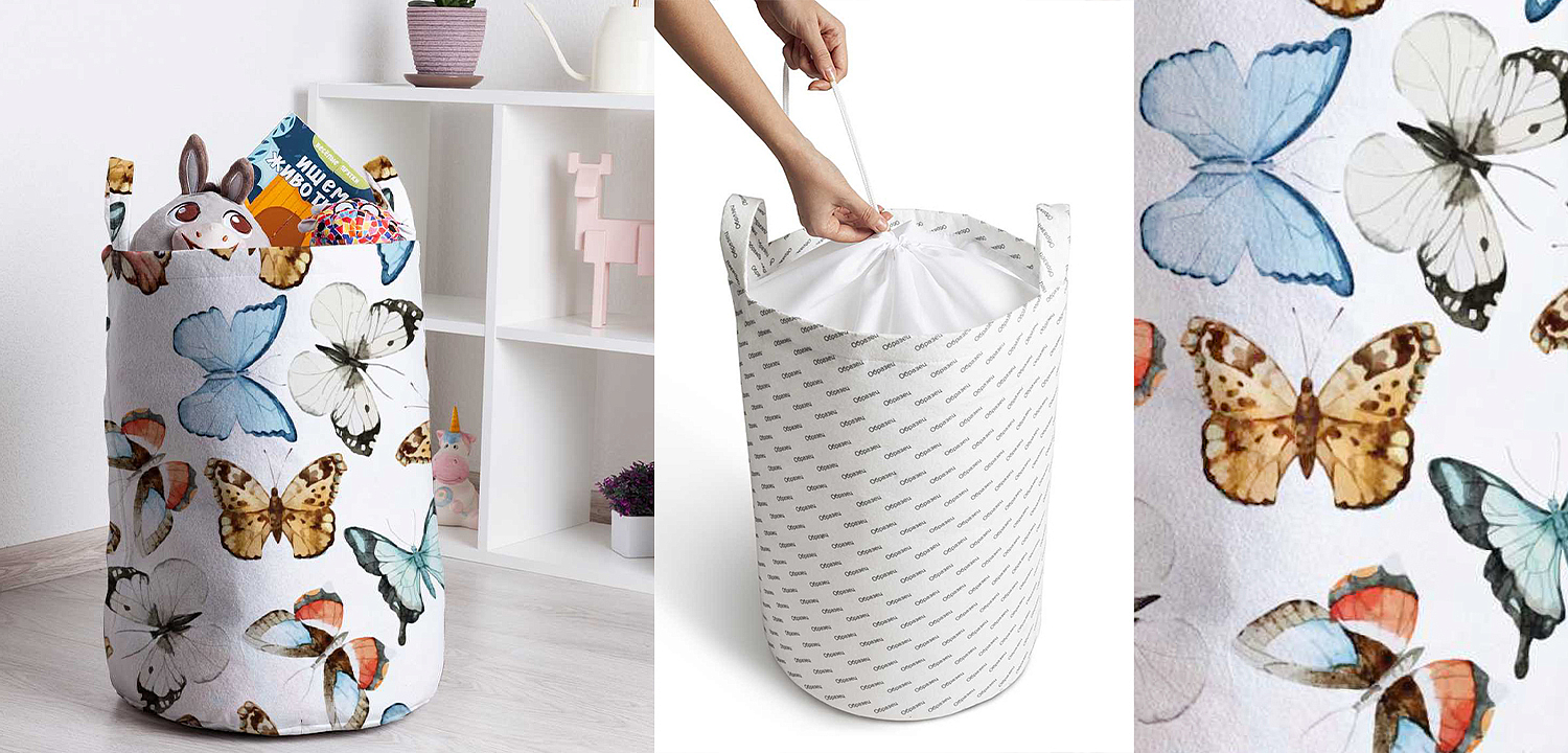 Корзина Butterflies Basket Корзина Butterflies Basket - Loft-Concept в Твери