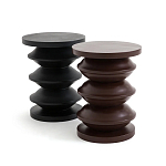 Фигурный приставной столик черного цвета AMORPHOUS варинант исполнения - 3 | Loft Concept в Твери