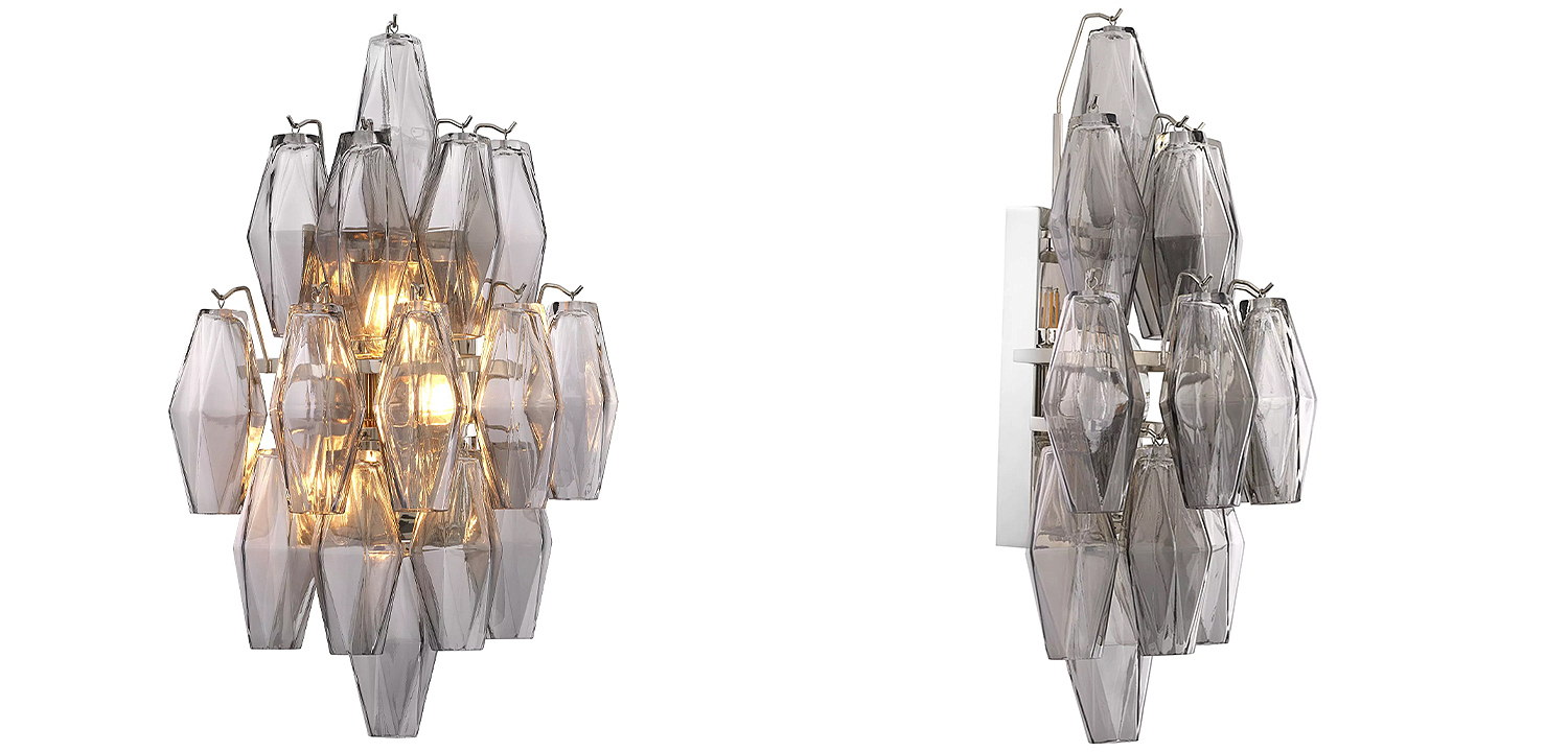 Бра Eichholtz Wall Lamp Benini Smoke Бра Eichholtz Wall Lamp Benini Smoke - Loft-Concept в Твери