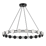 Люстра кольцевая с круглыми светодиодными источниками света Maxine Light варинант исполнения - 3 | Loft Concept в Твери