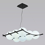 Люстра подвесная с 9-ю плафонами в форме шара Yarvi варинант исполнения - 4 | Loft Concept в Твери